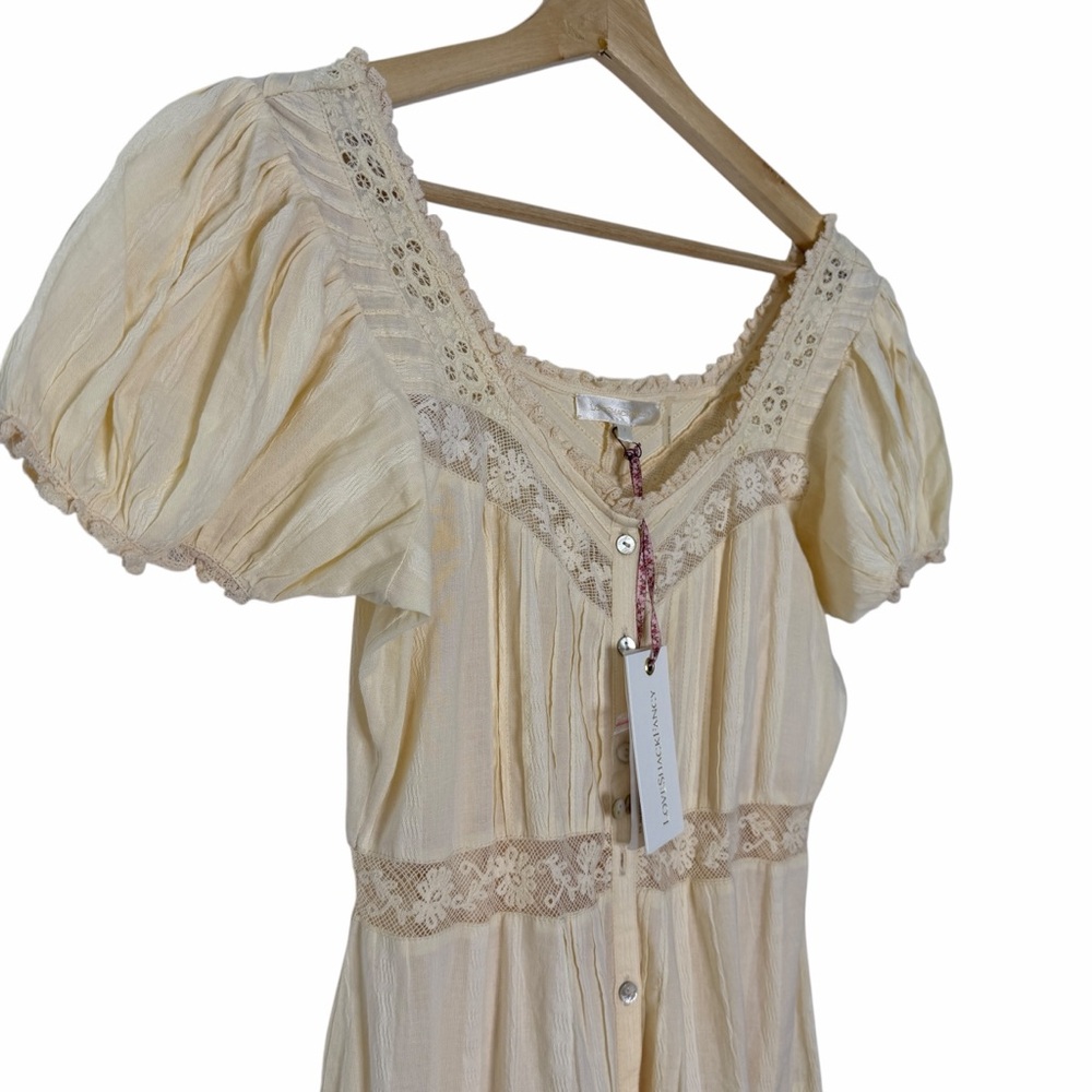 NEW Loveshackfancy Carabella Dress Ivory - Picture 14 of 15